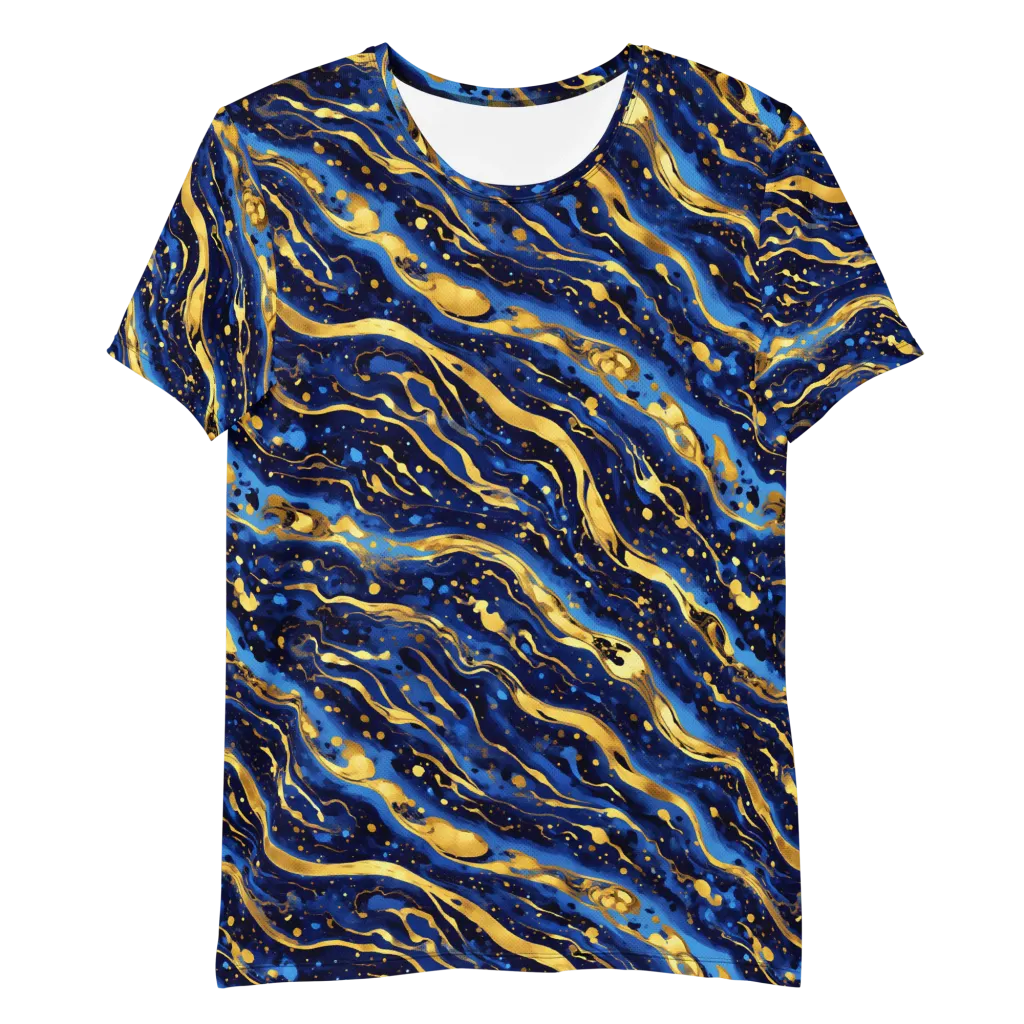 Gilded Tide on Men's Athletic T-Shirt — Front
