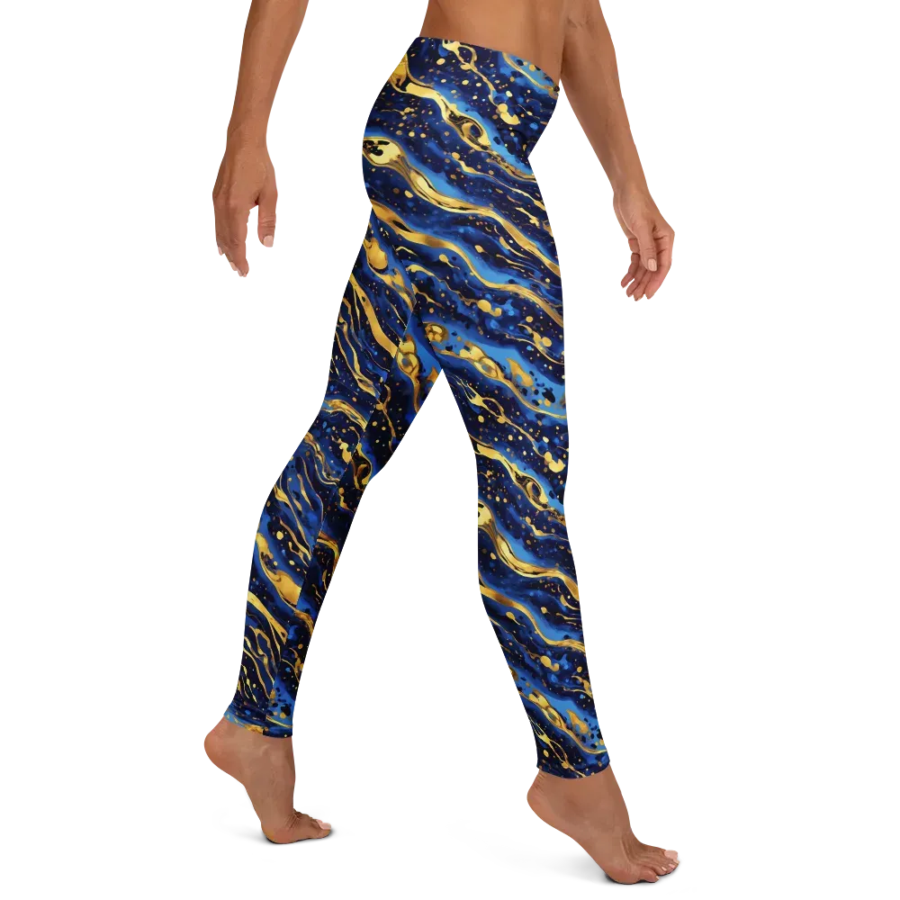 Gilded Tide on Leggings — Right