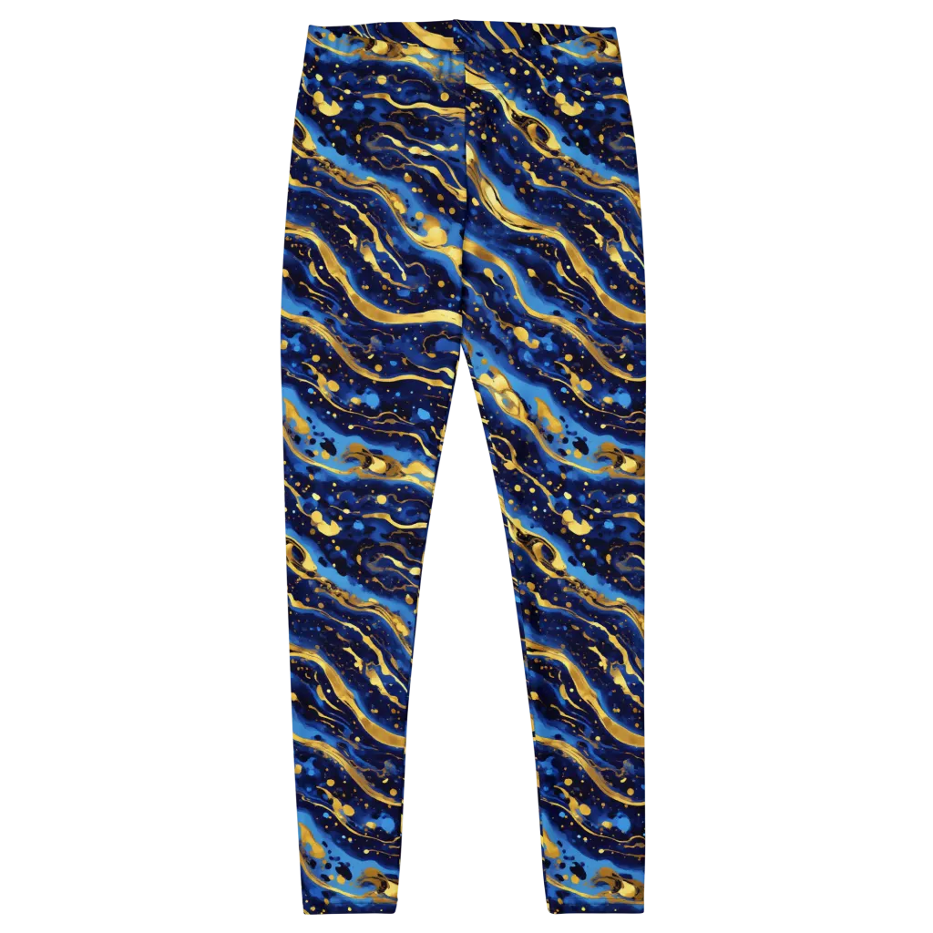 Gilded Tide on Leggings — Front