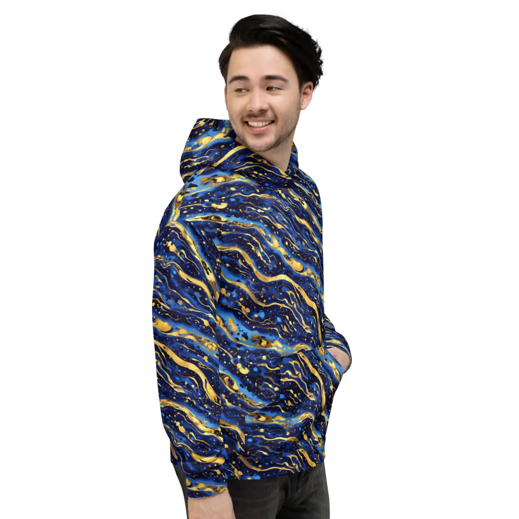 Gilded Tide on Hoodie — Right