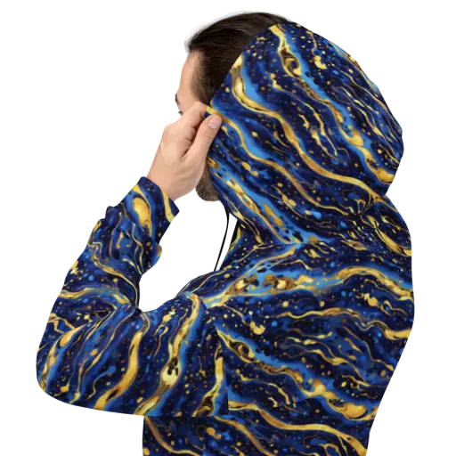 Gilded Tide on a Hoodie