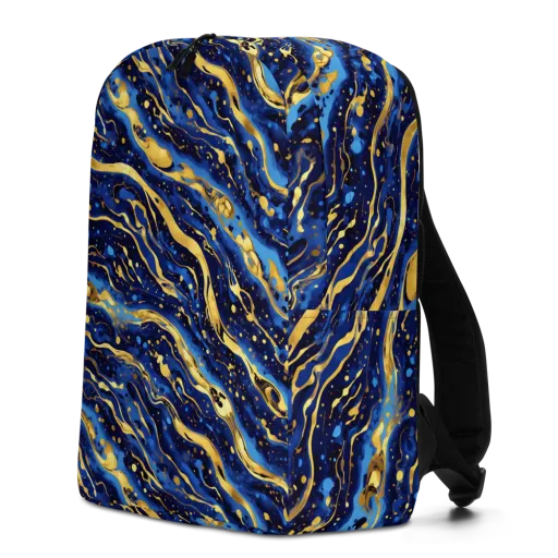 Gilded Tide on a Minimalist Backpack