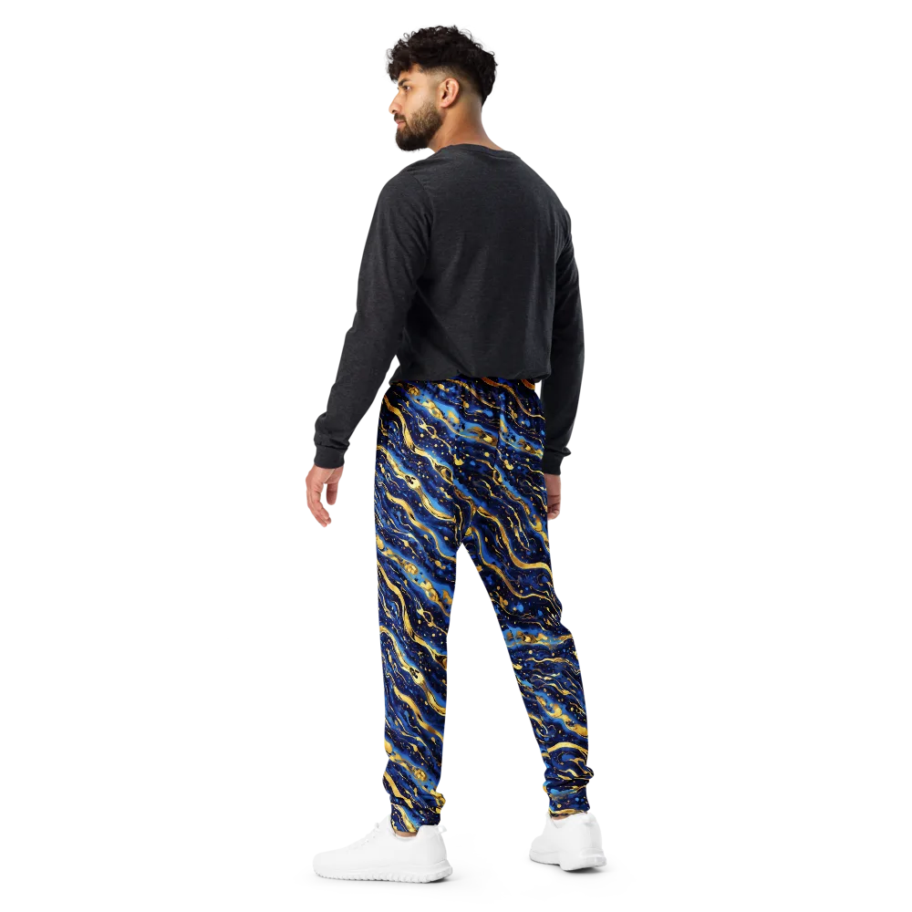 Gilded Tide on Men's Joggers — Back