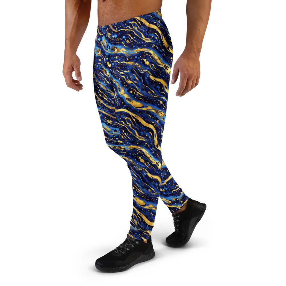 Gilded Tide on Men's Joggers — Left