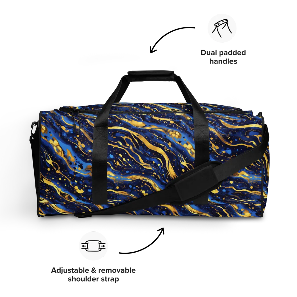 Gilded Tide on Duffle Bag — Front