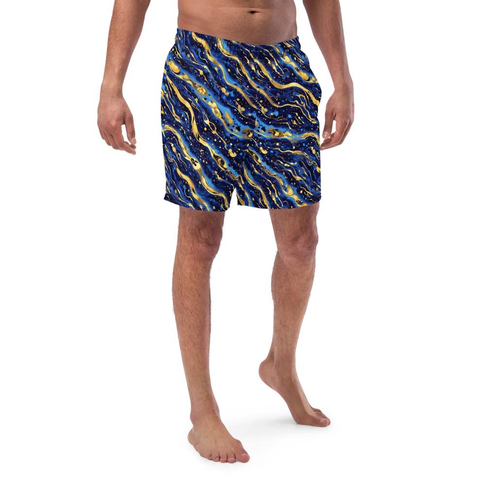 Gilded Tide on Swim Trunks — Front