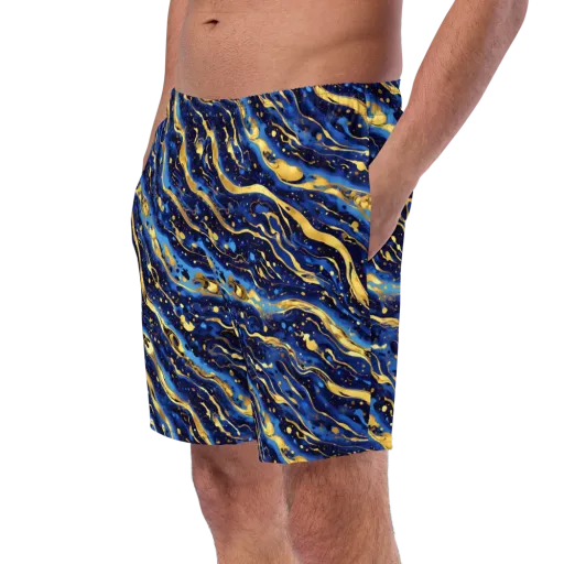 Gilded Tide on a Swim Trunks