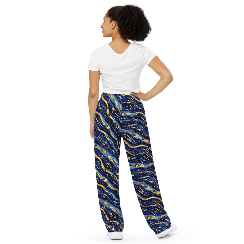 Gilded Tide on Wide-Leg Pants — Back