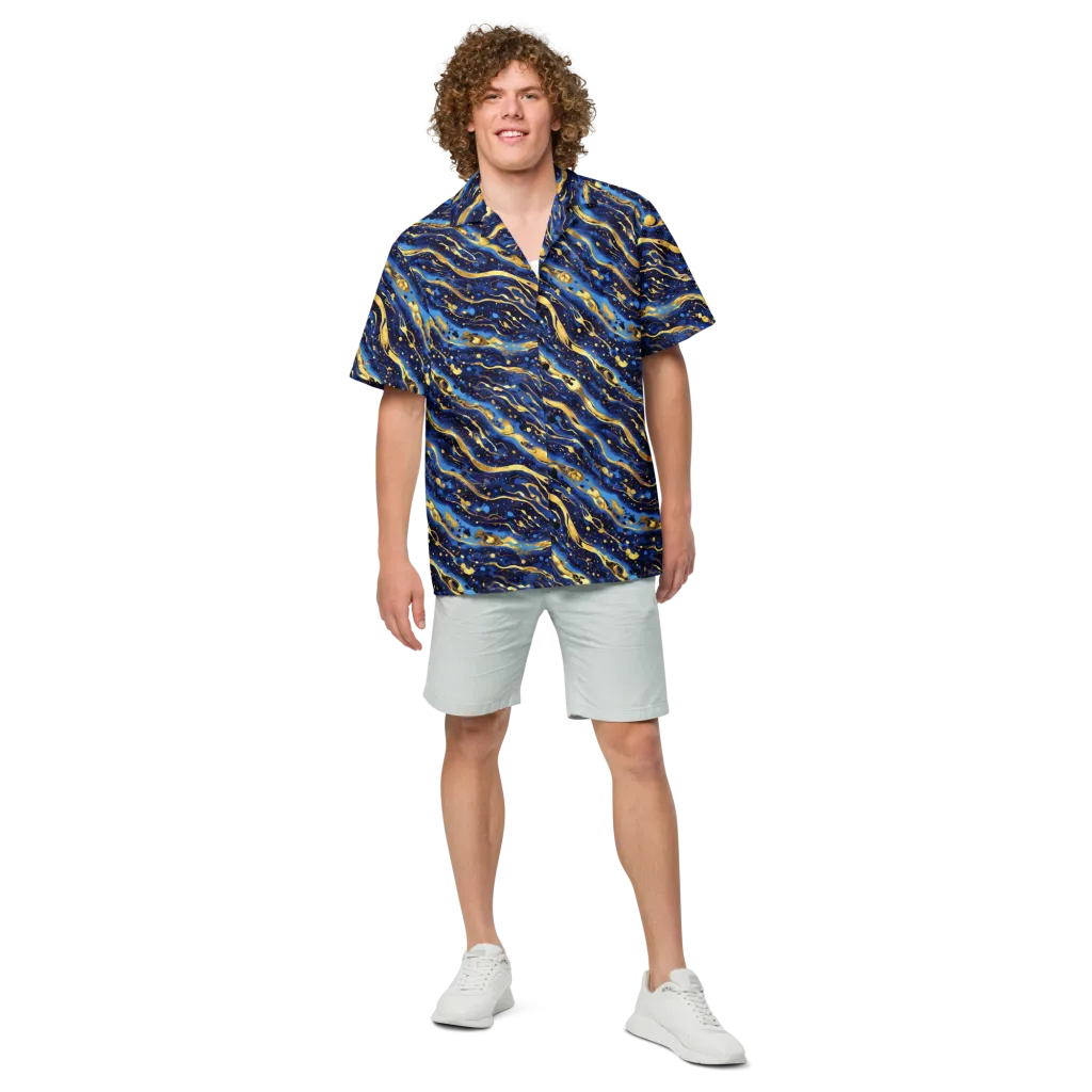 Gilded Tide on Button Shirt — Front