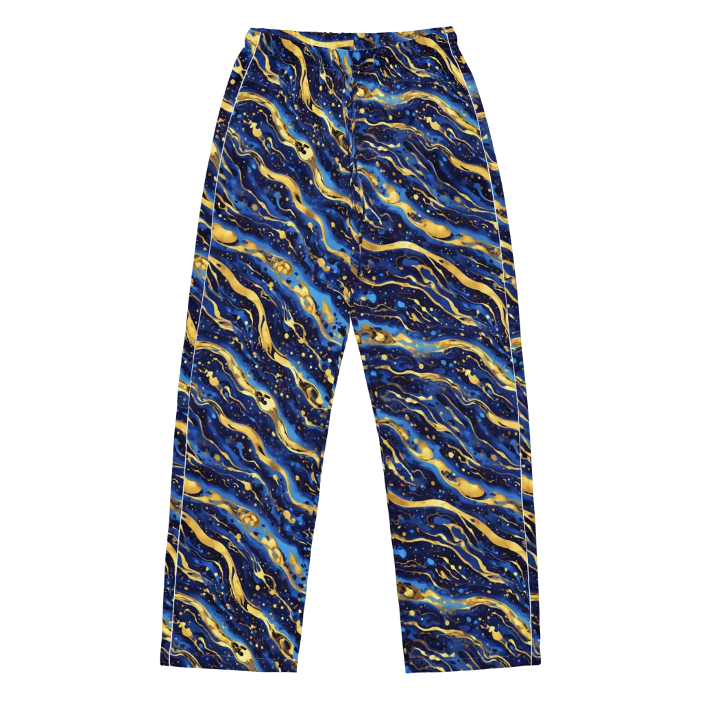 Gilded Tide on Women's Pajama Pants — Front