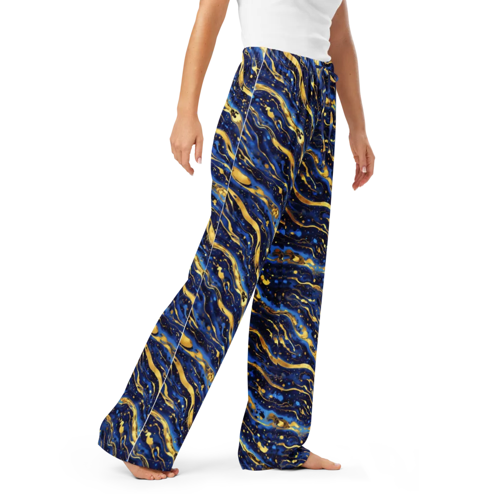 Gilded Tide on Women's Pajama Pants — Right Front