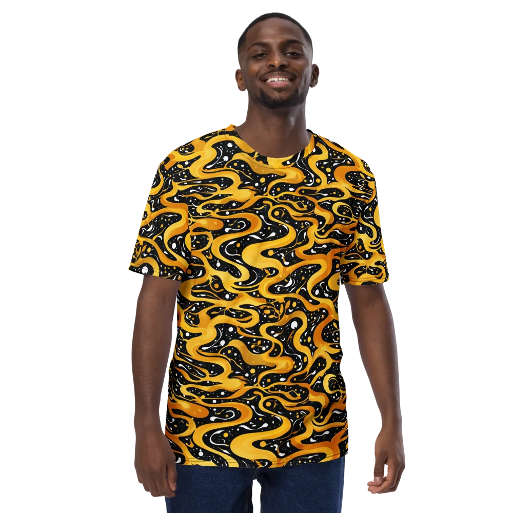 Solar Serpent on Men's Crew Neck T-Shirt — Front