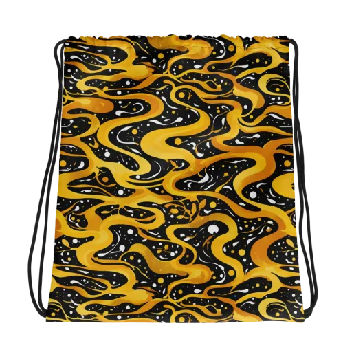 Solar Serpent on a Drawstring Bag