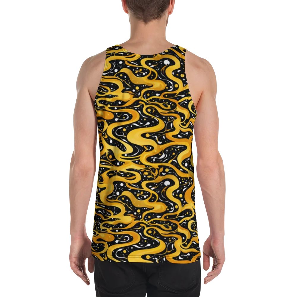 Solar Serpent on Men's Tank Top — Back