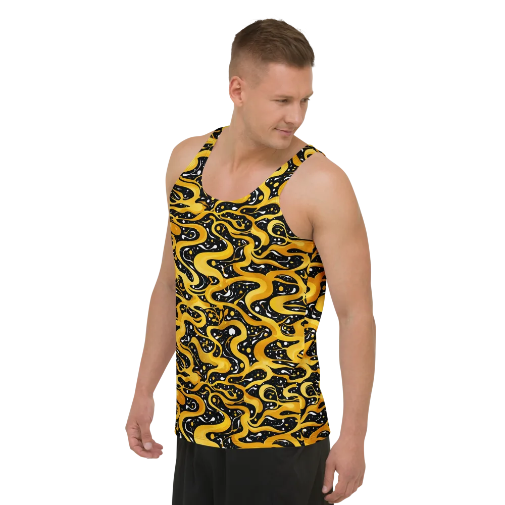 Solar Serpent on Men's Tank Top — Left Front