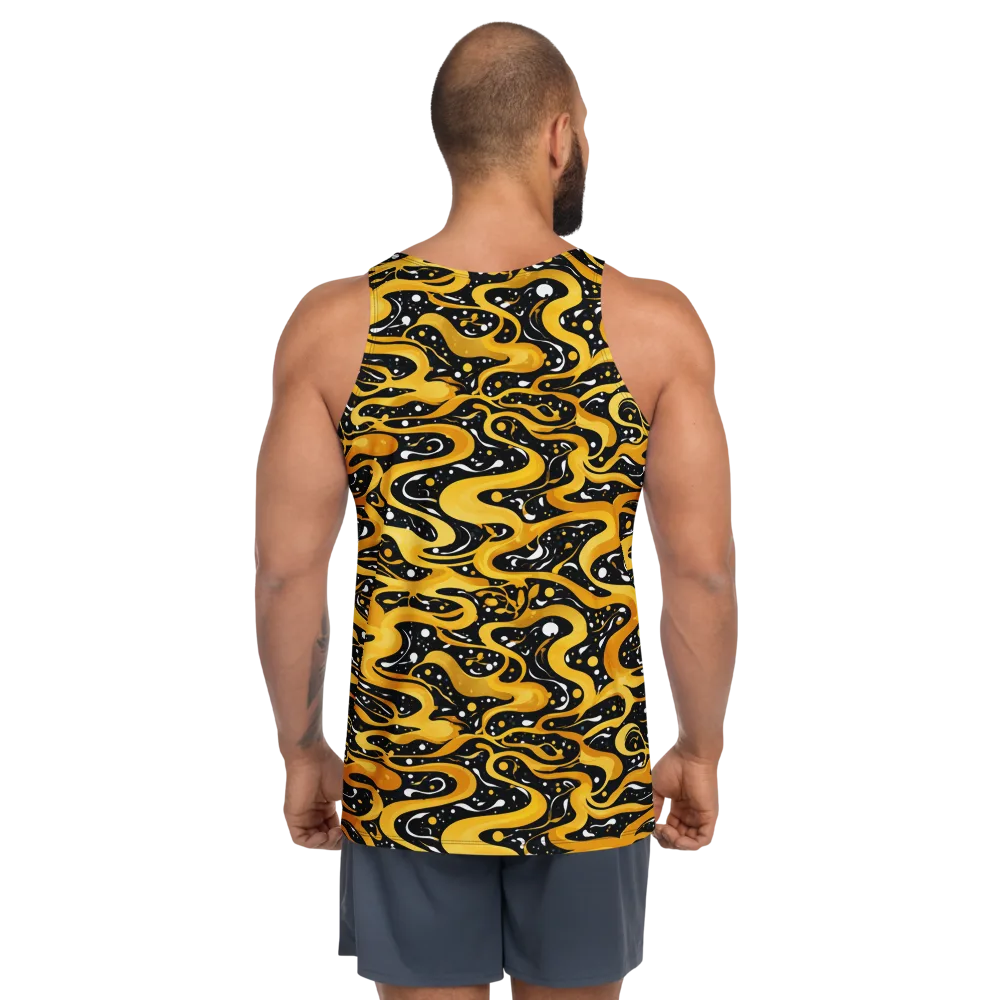 Solar Serpent on Men's Tank Top — Back