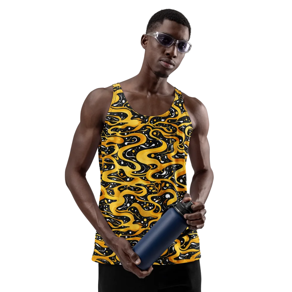 Solar Serpent on Men's Tank Top — Front