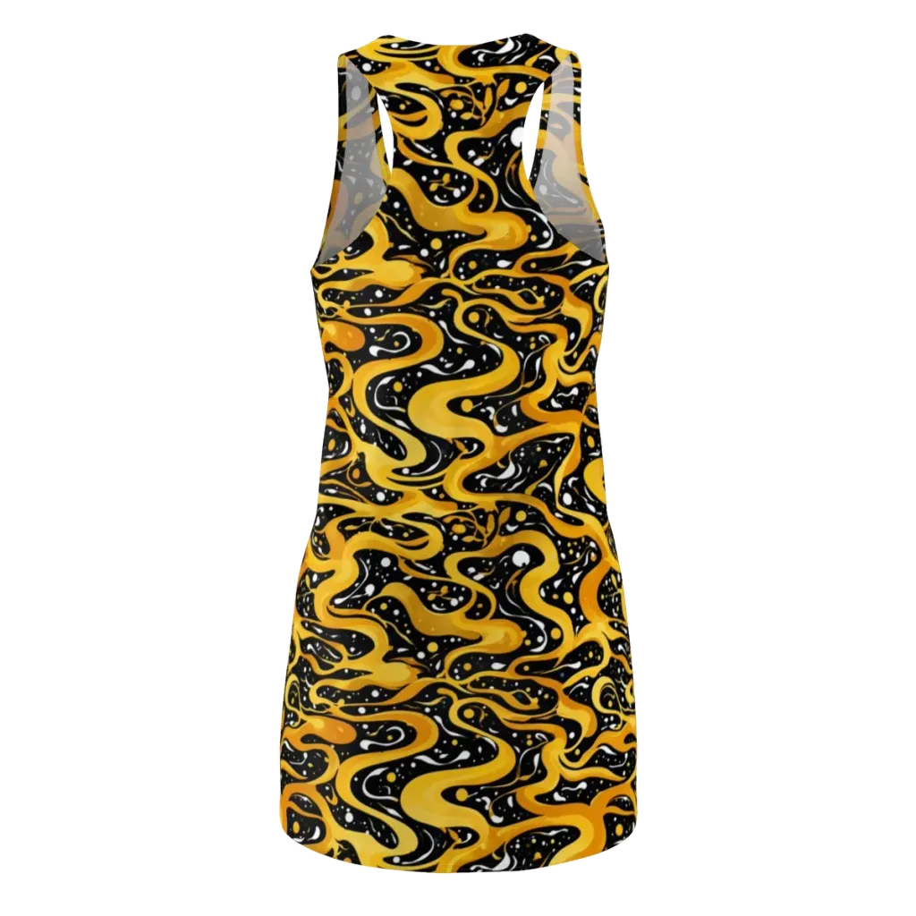 Solar Serpent on Racerback Dress — Back