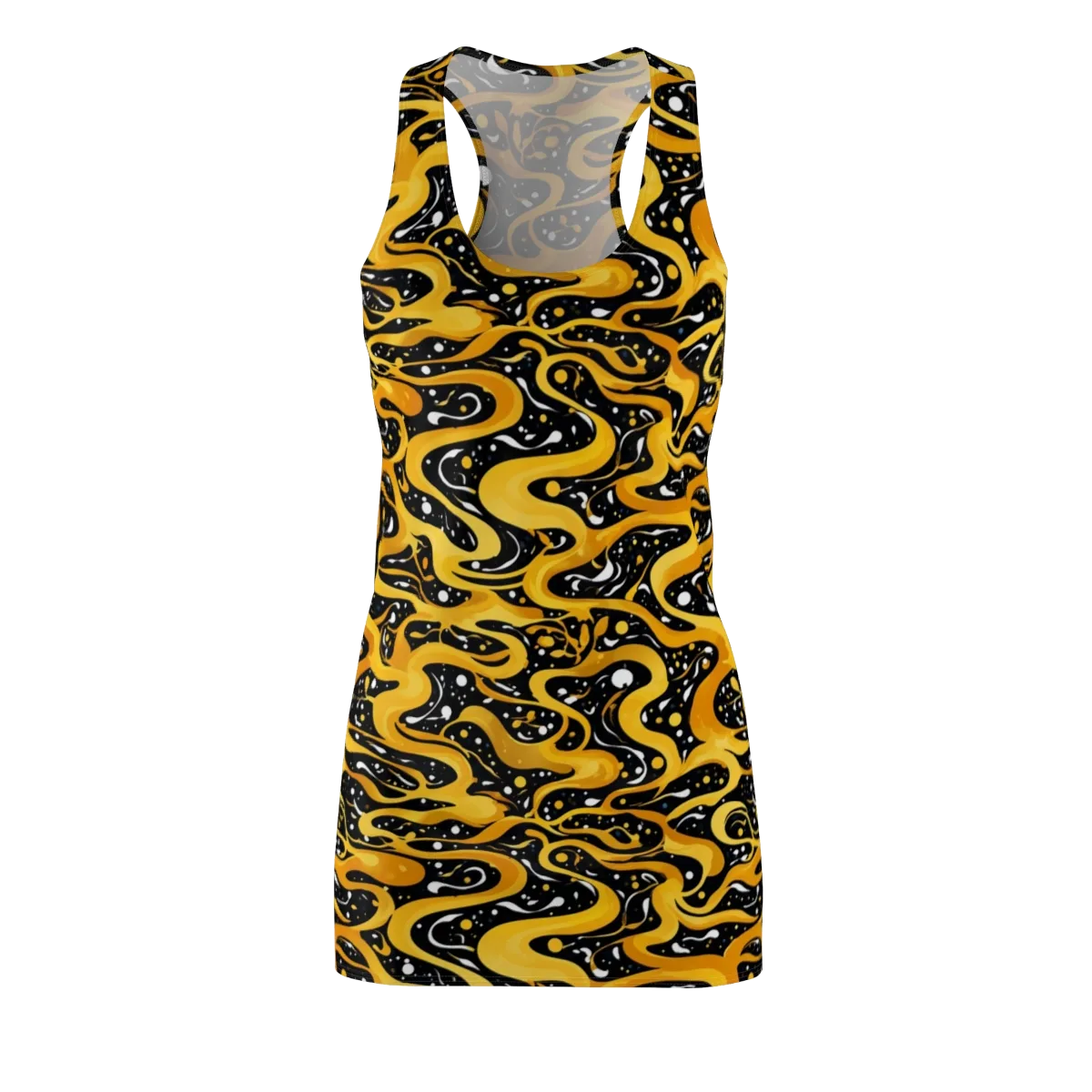 Solar Serpent on Racerback Dress — Front