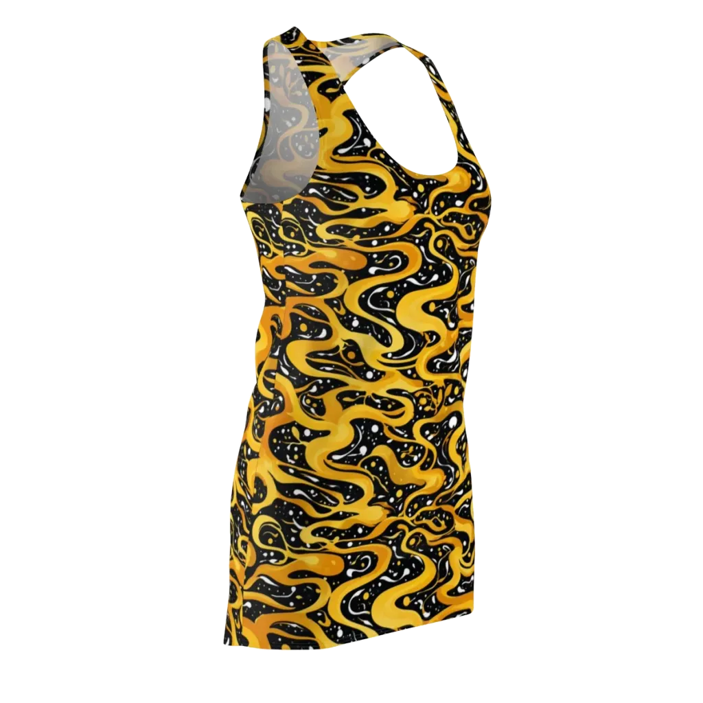 Solar Serpent on Racerback Dress — Front Side