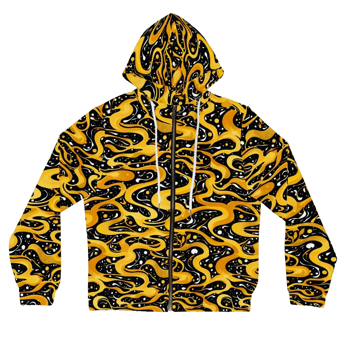 Solar Serpent on Women's Full-Zip Hoodie — Front