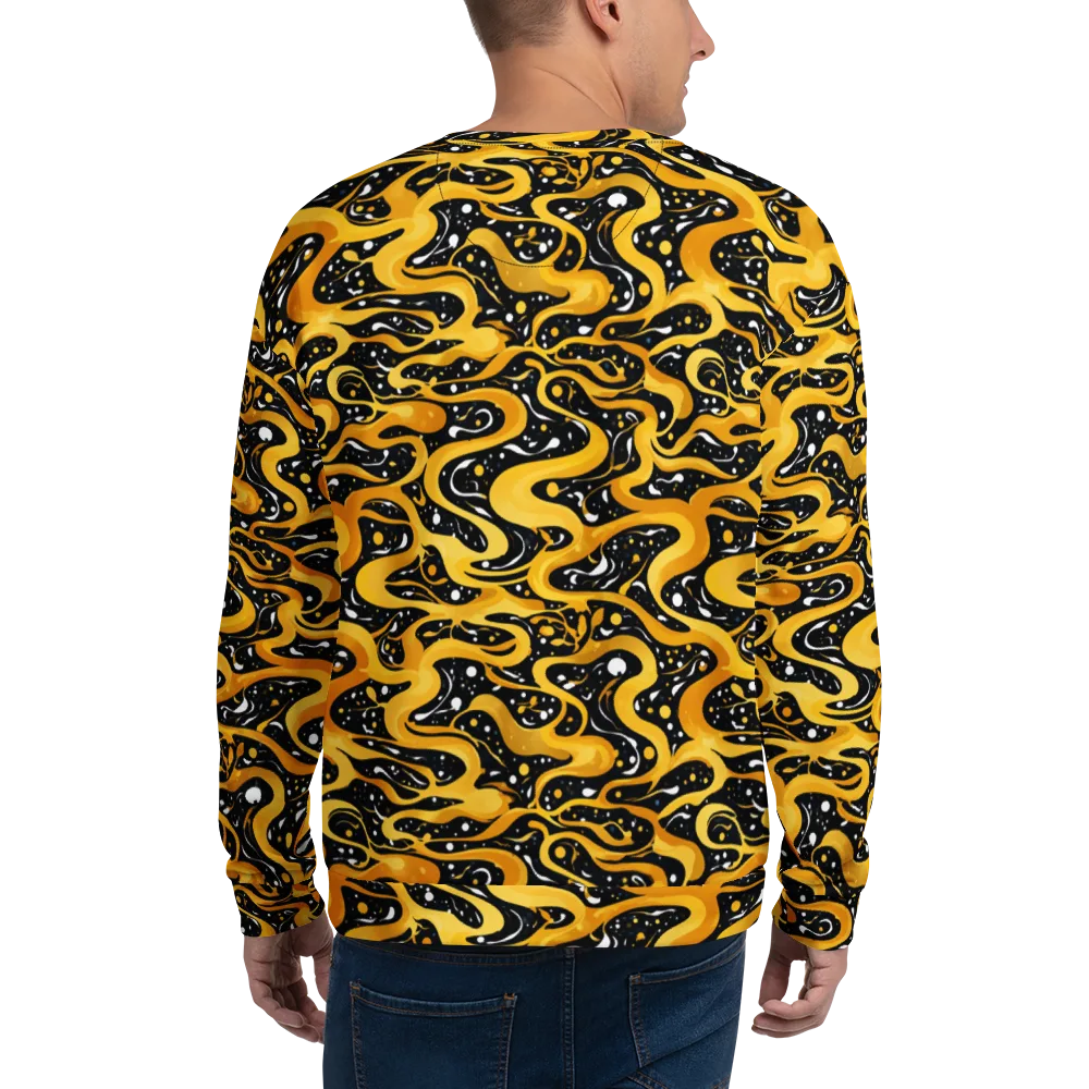 Solar Serpent on Sweatshirt — Back