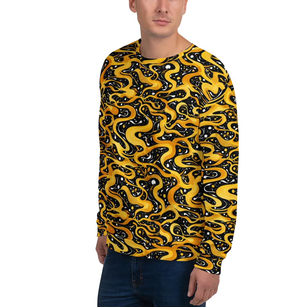 Solar Serpent on Sweatshirt — Left Front