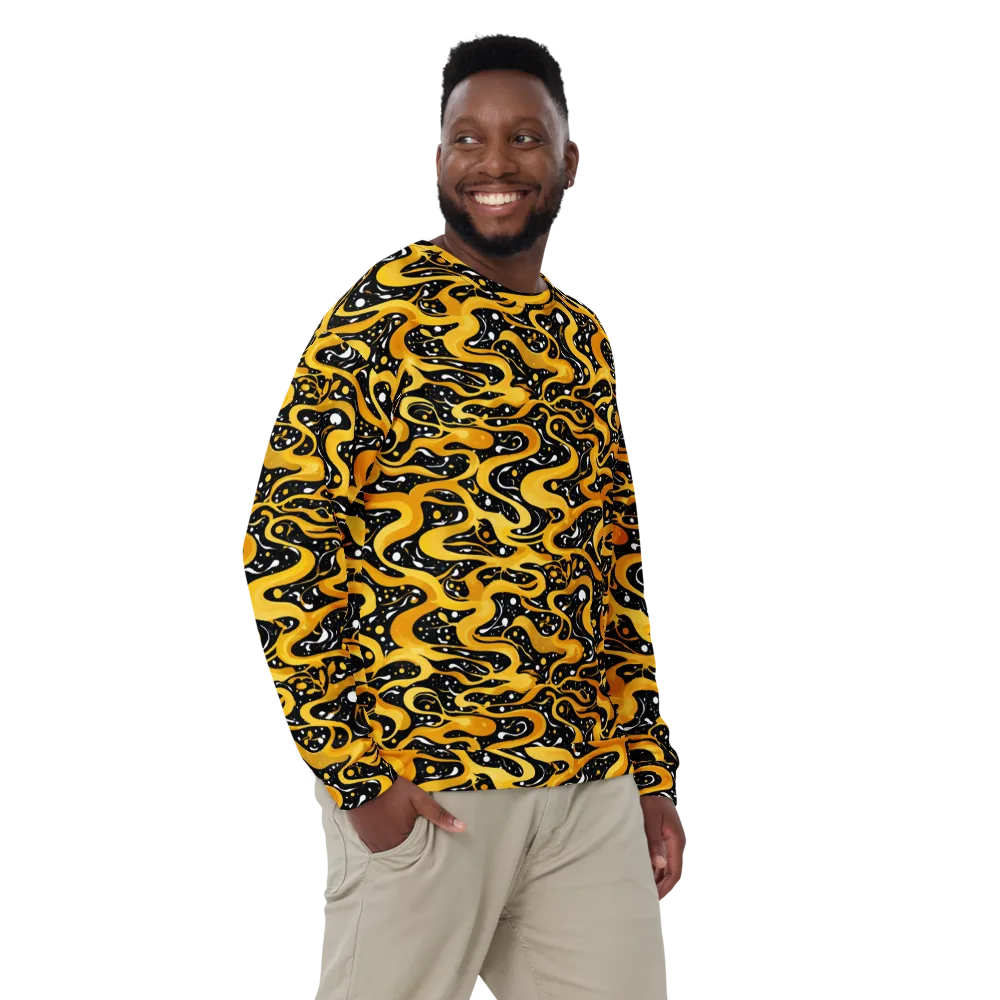 Solar Serpent on Sweatshirt — Front