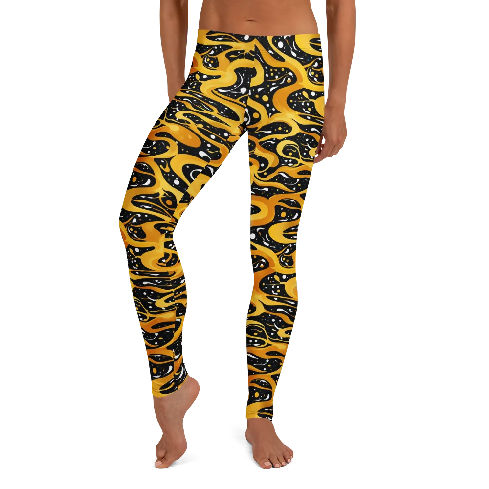 Solar Serpent on Leggings — Front