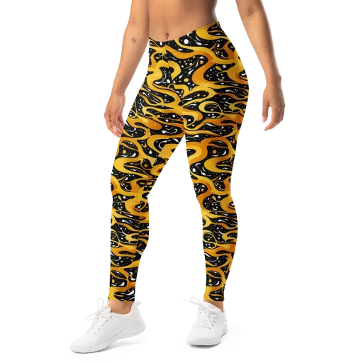 Solar Serpent on a Leggings