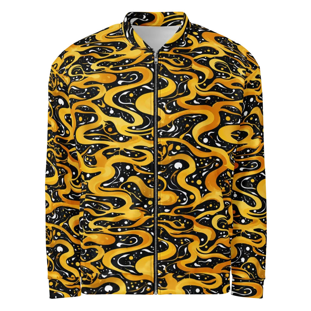 Solar Serpent on Bomber Jacket — Front