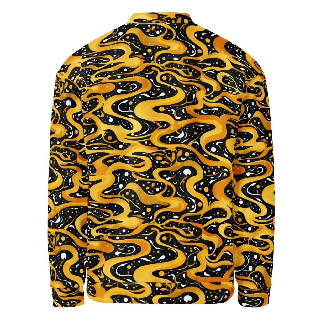 Solar Serpent on Bomber Jacket — Back