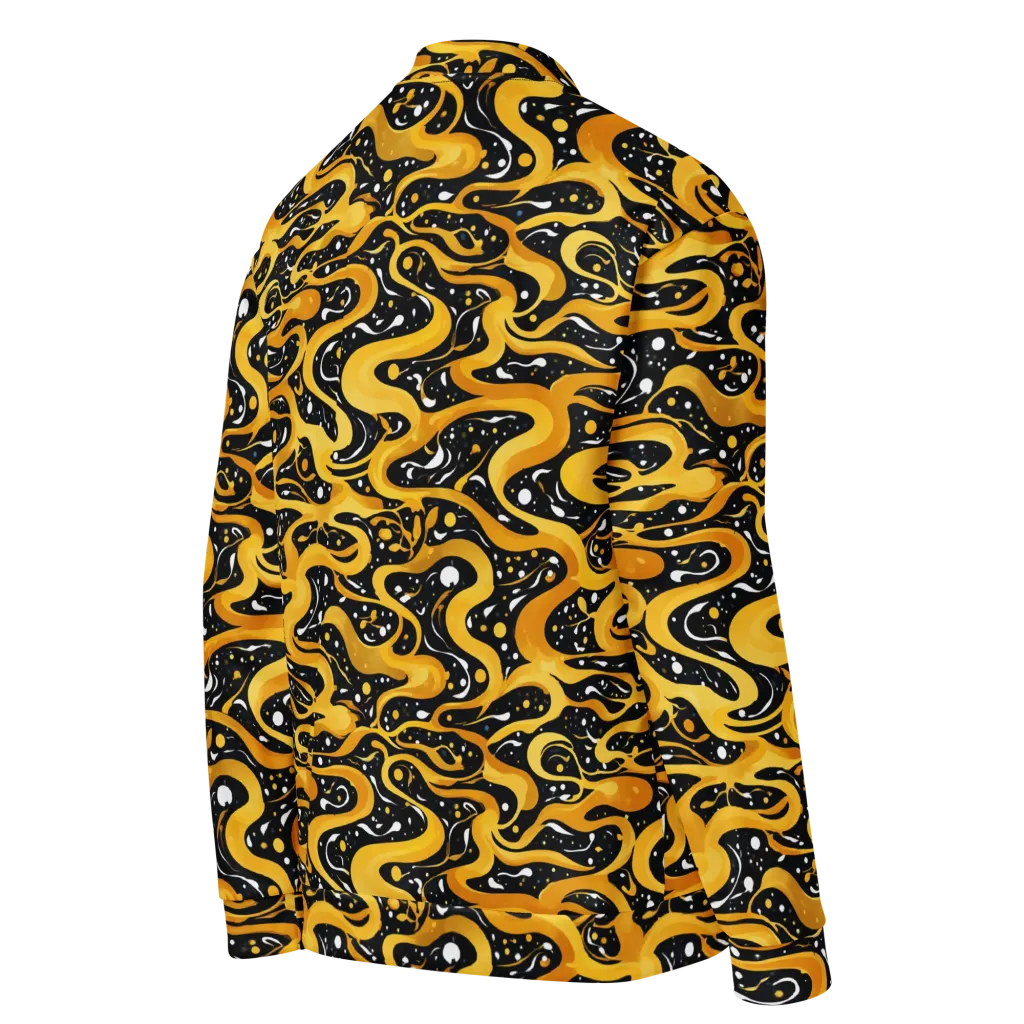 Solar Serpent on Bomber Jacket — Right Back