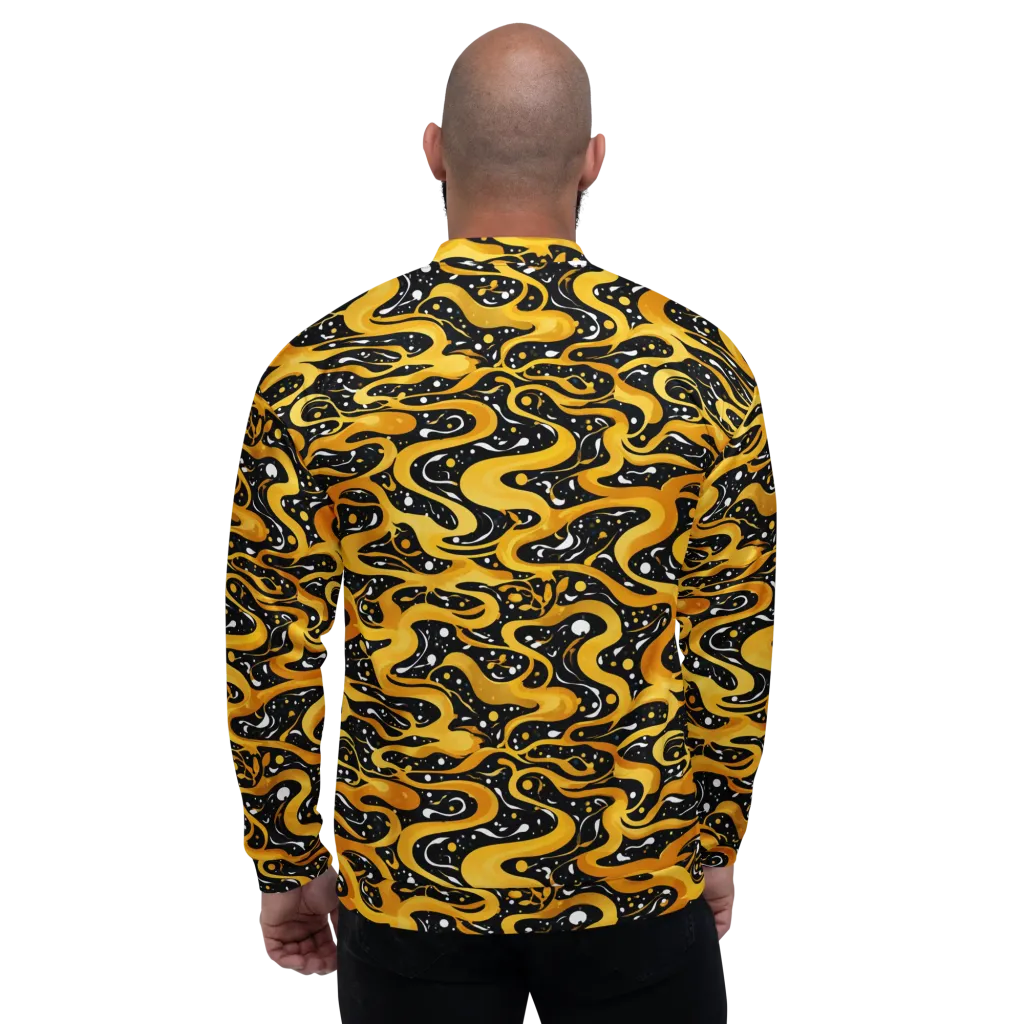 Solar Serpent on Bomber Jacket — Back