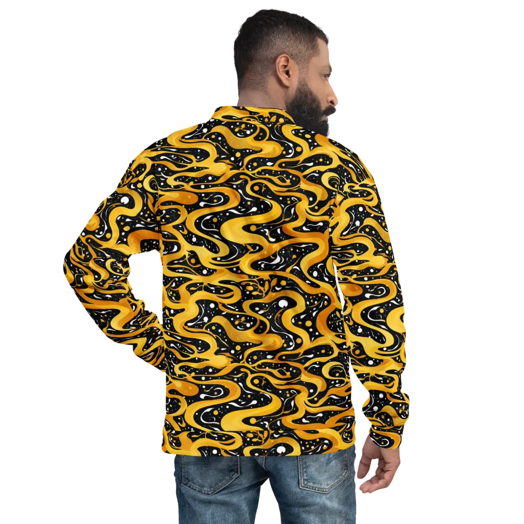 Solar Serpent on Bomber Jacket — Back
