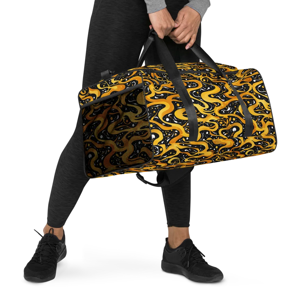 Solar Serpent on Duffle Bag — Right Front