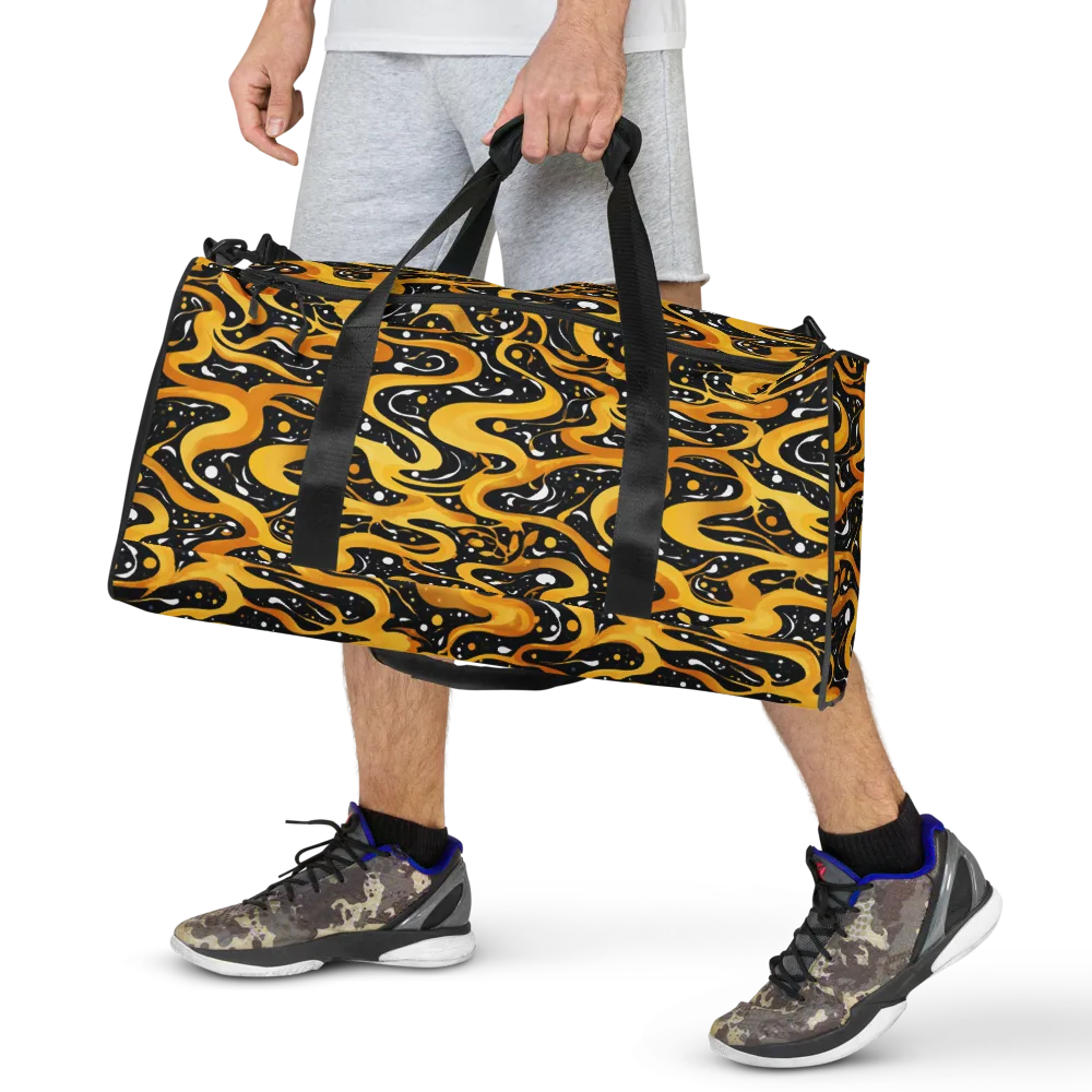 Solar Serpent on Duffle Bag — Front