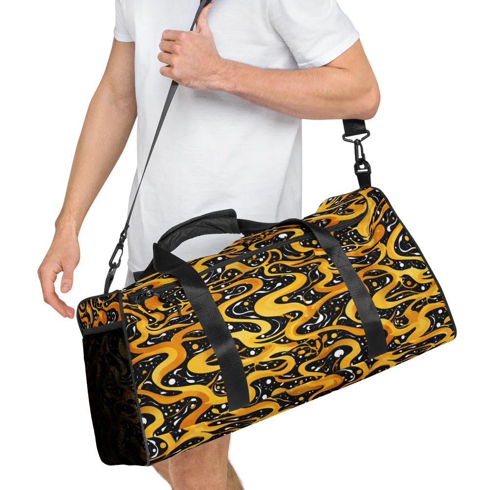 Solar Serpent on Duffle Bag — Right Front