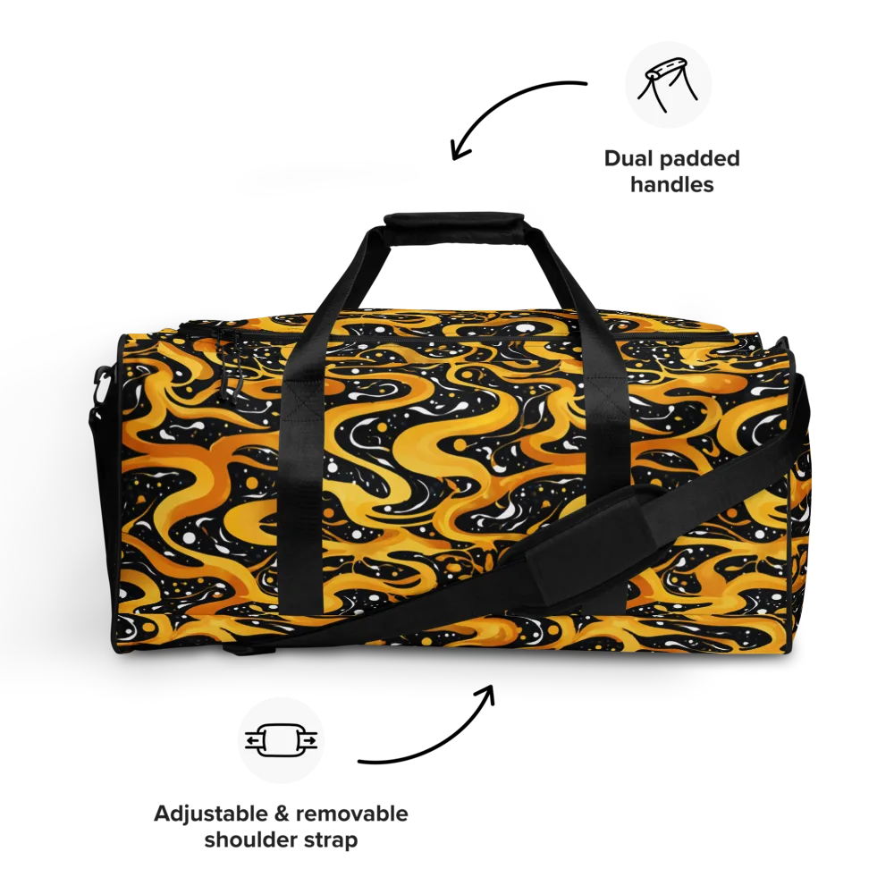 Solar Serpent on Duffle Bag — Front