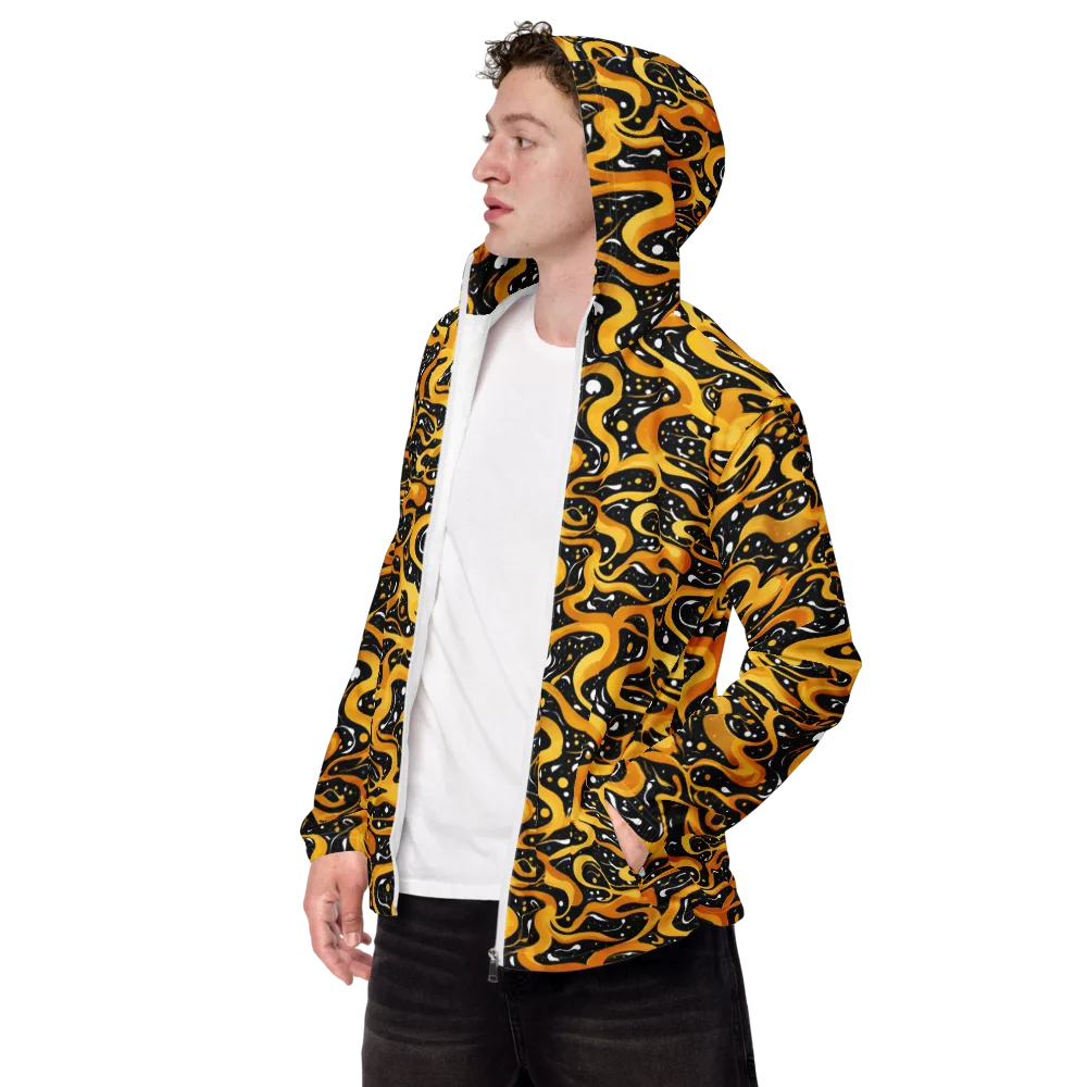 Solar Serpent on Men's Windbreaker — Left Front