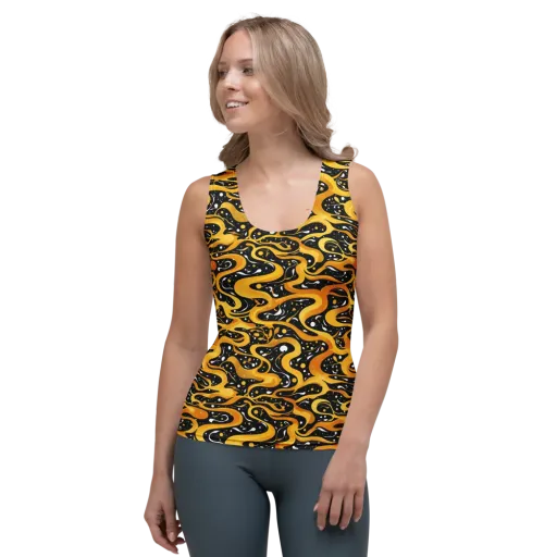 Solar Serpent on a Women's Tank Top