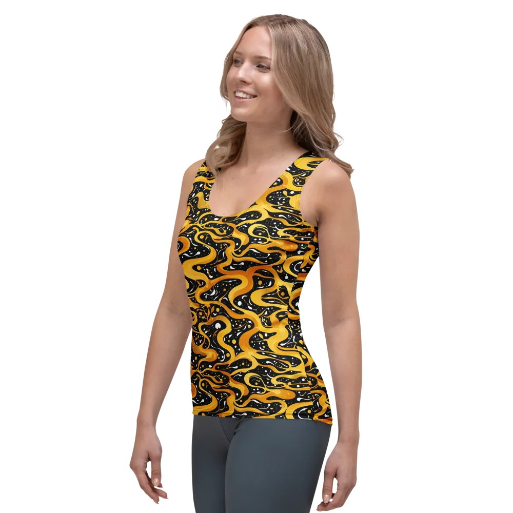 Solar Serpent on Women's Tank Top — Left Front