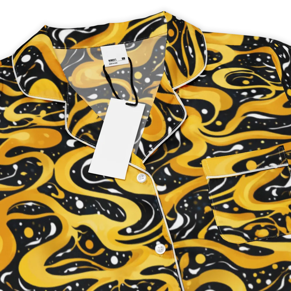 Solar Serpent on Women's Short Sleeve Pajama Top — Product details