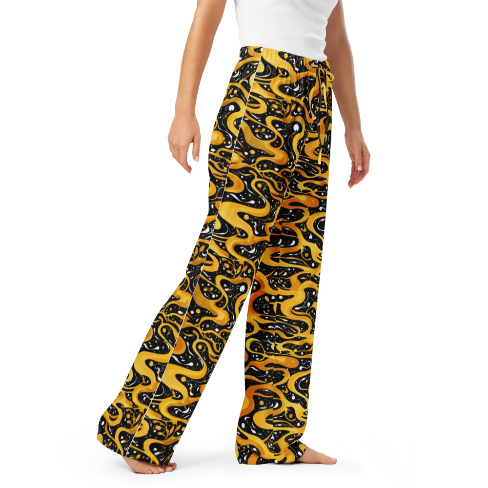 Solar Serpent on Women's Pajama Pants — Right Front