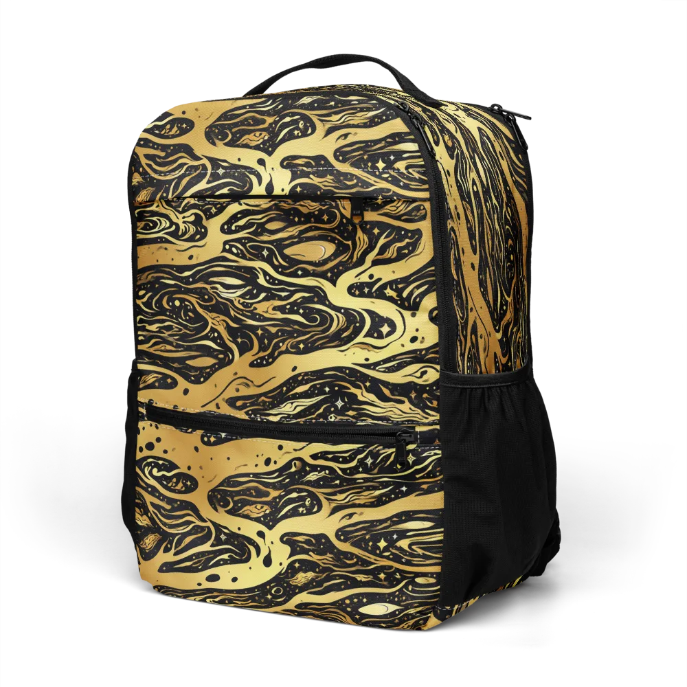 Gilded Nebula on Utility Backpack — Left Front
