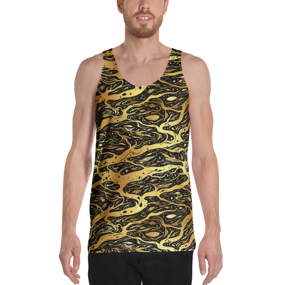Gilded Nebula on Men's Tank Top — Front