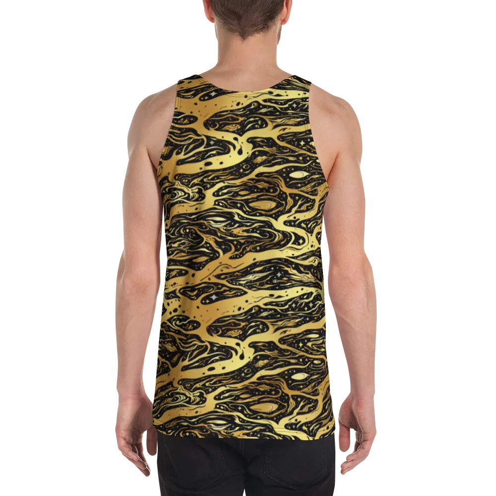 Gilded Nebula on Men's Tank Top — Back