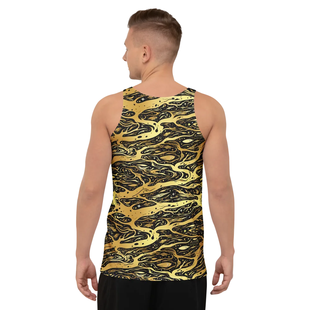 Gilded Nebula on Men's Tank Top — Back