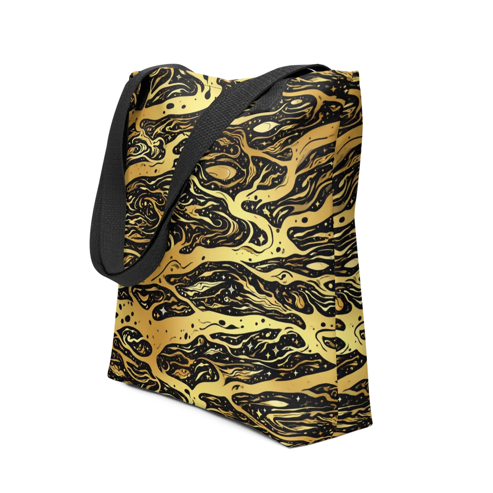 Gilded Nebula on Tote Bag — Front