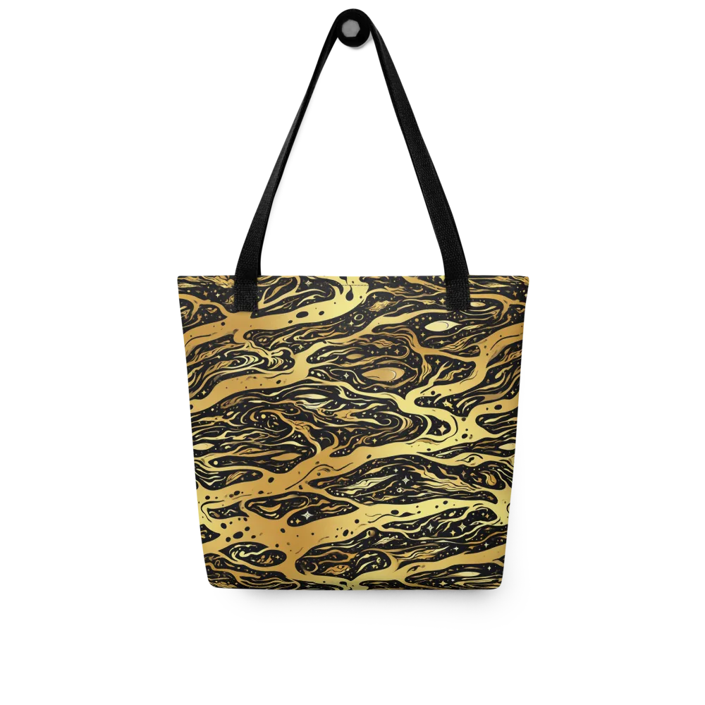 Gilded Nebula on Tote Bag — Front